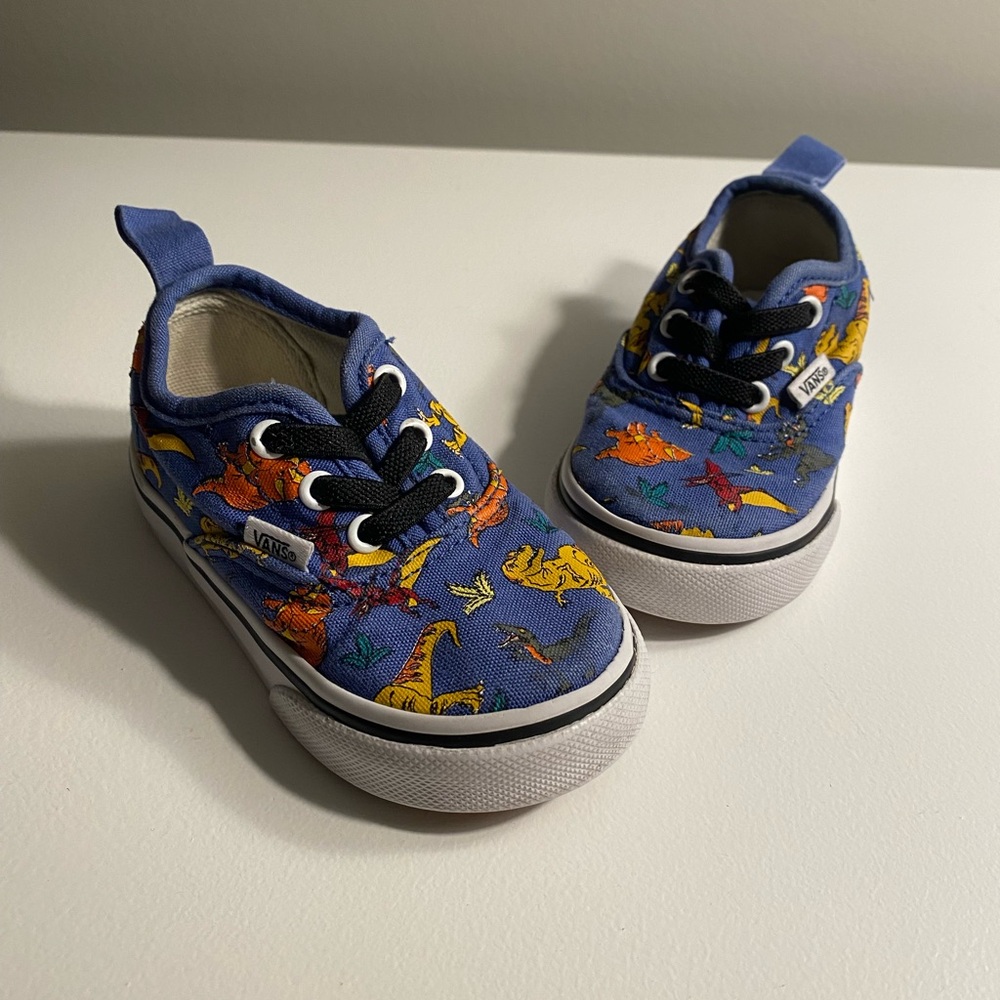 Vans Dinosaur Toddler shoes size 5!